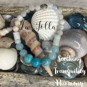 Gemstone beaded bracelet